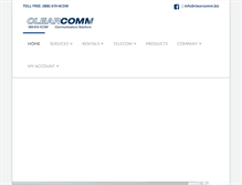 Tablet Screenshot of clearcomm.biz